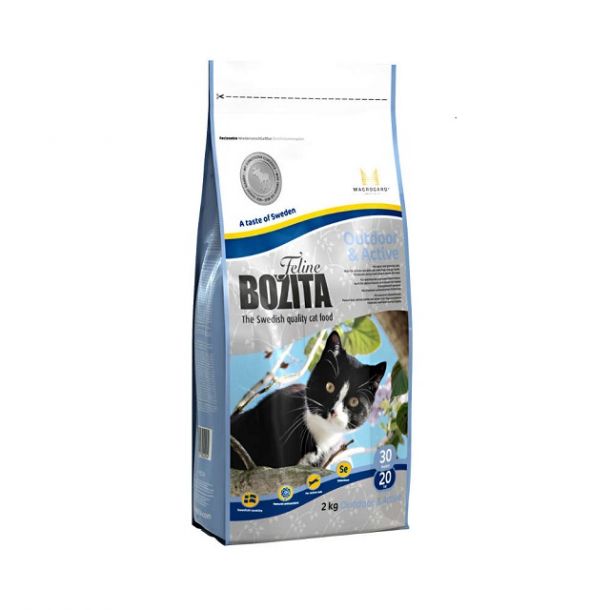 Сухой корм для кошек Bozita Outdoor & Active с лосем 2 кг