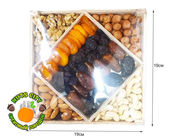 Набор орехи и сухофрукты "орехи" 350гр