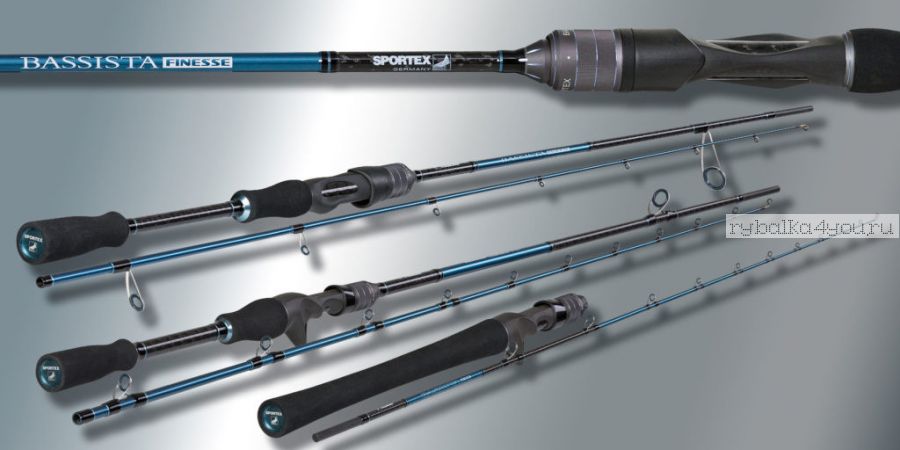 Удилище спиннинговое Sportex Bassista Drop Shot BS2411 2.45 m 8-24 g