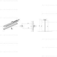 Складная раздвижная система Krona Koblenz SwingLife Wood ABS на 1 дверь до 70 кг с доводчиком.