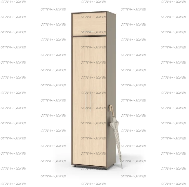 Шкаф с полками ШО-1+ШН-1 (60х43х245)