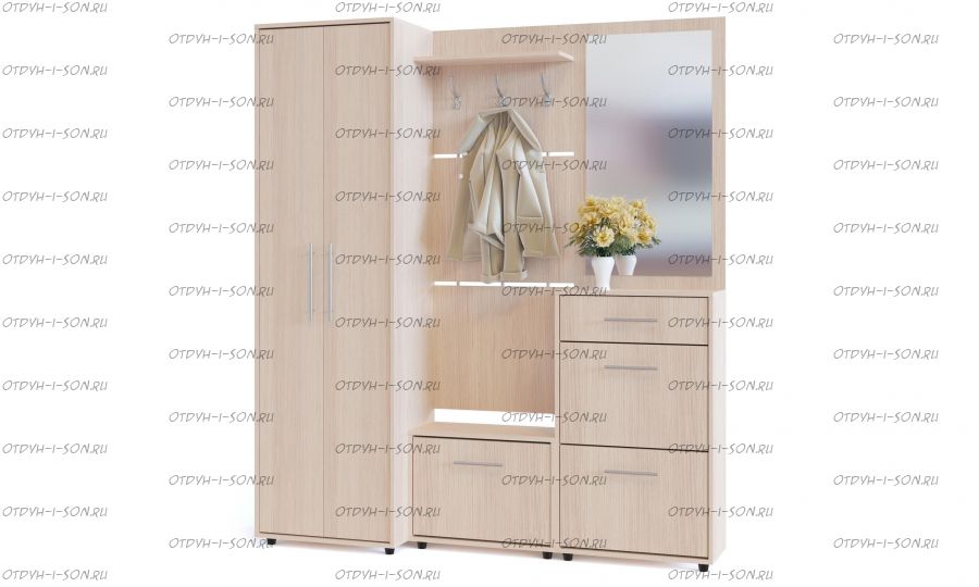 Прихожая Сокол ШО-1+ВШ-5.1+ТП-1+ПЗ-3+ТП-2 (180х43х209)