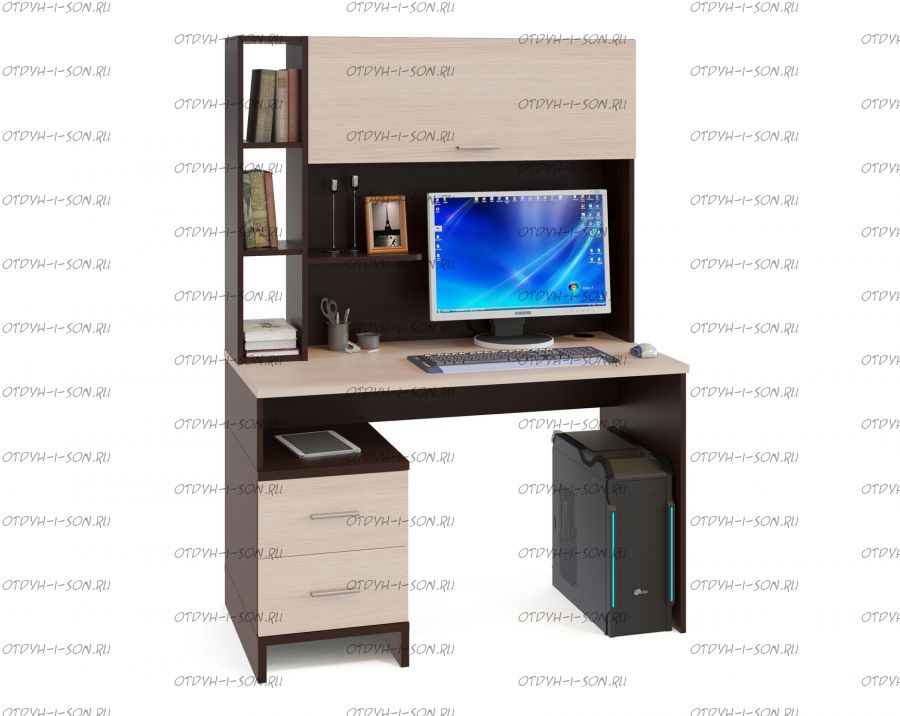 Стол компьютерный Сокол КСТ-114 + КН-03 (120х60х166)