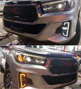 Накладки ПТФ с встроеными DRL и LED, для Exclusive до 08.2020