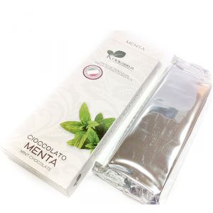 Шоколад темный с Мятой Ciokarrua Cioccolato Menta di Modica IGP 100 г - Италия