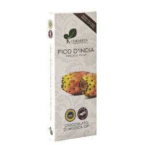 Шоколад темный с Кактусом Ciokarrua Fico D'india Cioccolato di Modica IGP 100 г - Италия