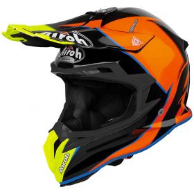 Airoh Terminator Open Vision Slider Azure Gloss шлем внедорожный