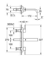 Смеситель Grohe Allure для раковины 20189000 схема 3