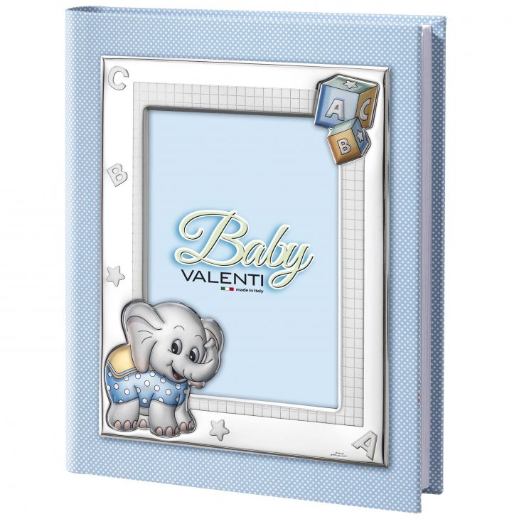 Фотоальбом голубой/розовый "Слоненок" (Италия)