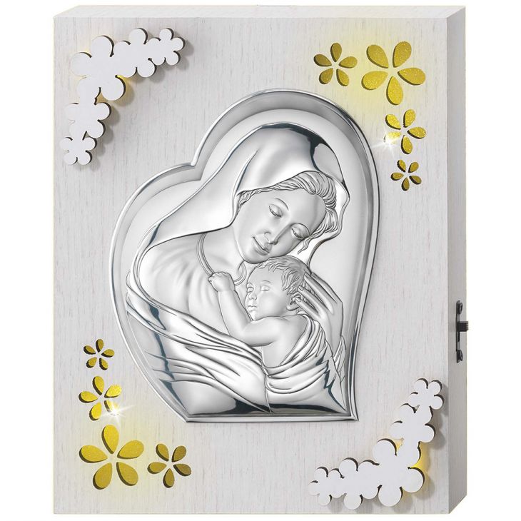 Миниатюра "Мадонна с младенцем" (Италия, 16х13 см)