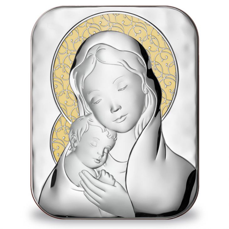 Миниатюра "Мадонна с младенцем" (Италия)