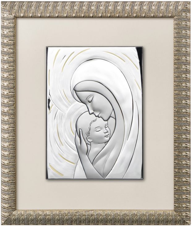 Миниатюра "Мадонна с младенцем" (Италия, 43х50 см)