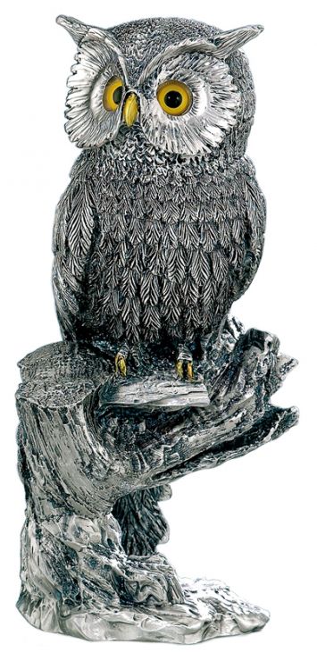Статуэтка "Сова на дереве" (Италия, 24 см)