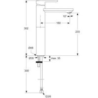 Смеситель Jado Neon для раковины A5581AA схема 2