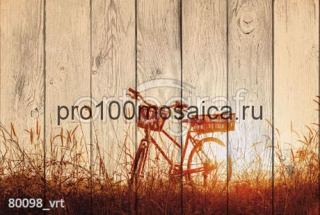 80098 Картина на досках серия ВЕЛОСИПЕДЫ