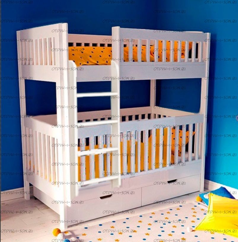 Кровать двухъярусная Малинка №7