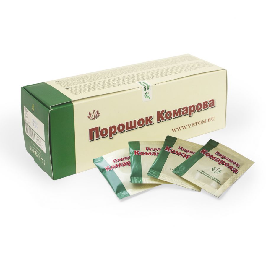 Порошок Комарова, коробка 40шт