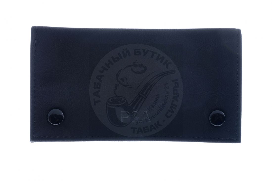 Кисет P&A для самокруток, экокожа, черный