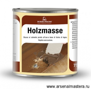 Шпаклевка нитро Holzmasse 250 мл цвет 04 ЕЛЬ Borma R1800AB