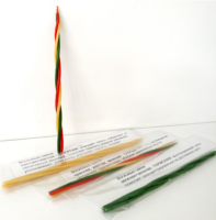 НА УДАЧУ. Скрутка 4 скрученных свечи