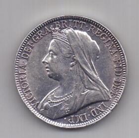 1 флорин 1895 Великобритания UNC