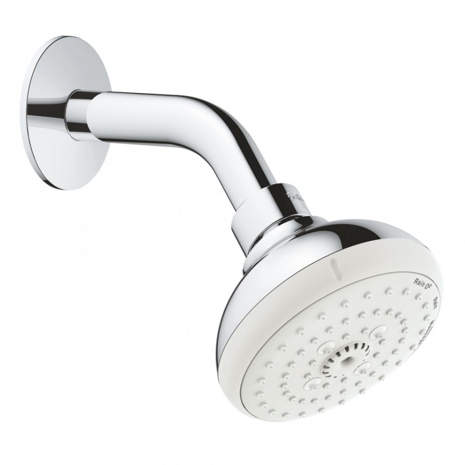 Изображение Верхний душ Grohe New Tempesta 100 III 26088001 (26088000) с душевым кронштейном