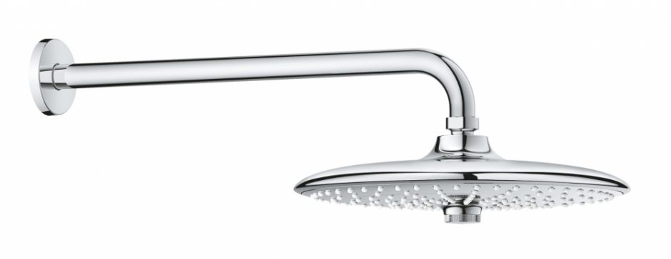 Изображение Верхний душ Grohe Euphoria 260 SmartControl 26459000/ 26458000 с горизонтальным кронштейном