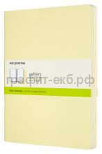 Книжка зап.Moleskine XLarge Cahier нелинованная нежно-желтая CH023M23