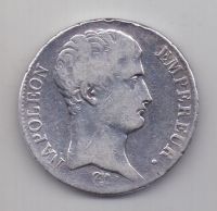 5 франков AN 13 - 1804 года Франция XF