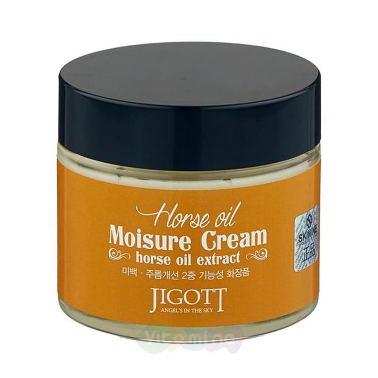 Jigott Увлажняющий крем с лошадиным маслом Horse Oil Moisture Cream, 70 мл