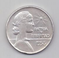 1 песо 1938 года Куба