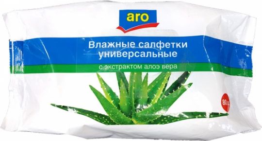 Влажные салфетки ARO, 80 шт.