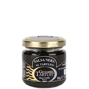 Соус Giuliano Tartufi Salsa Nera al Tartufio с трюфелем и чернилами каракатицы 80 г - Италия