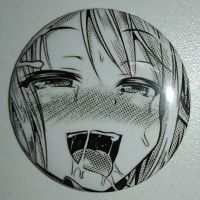 Значок (Средний 37 мм) Ahegao