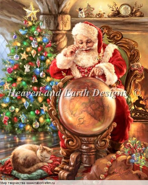 HAEDJG 11856 Santas Joy Around The World (Large Format)