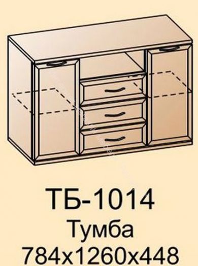 Тумба ТБ-1014 Мoдули спальня Карина