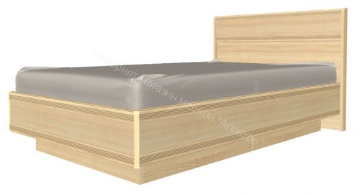 Карина Кровать КР-1004 (1,8х2,0) с П/Мех. и жестким изголовьем