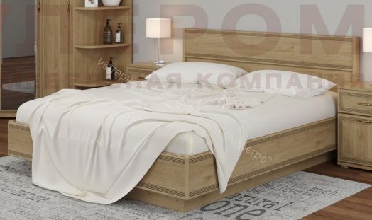 Карина Кровать КР-1004 (1,8х2,0) с П/Мех. и жестким изголовьем