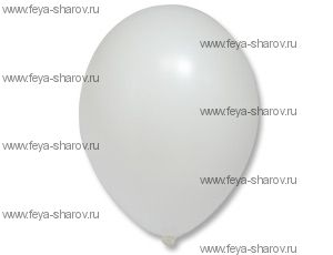 Шар 14"(34см) Belbal White 002