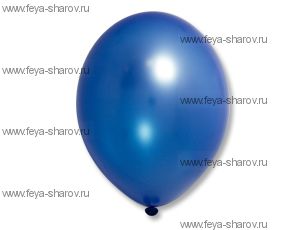 Шар 14"(32см) Belbal Blue 065 Металлик