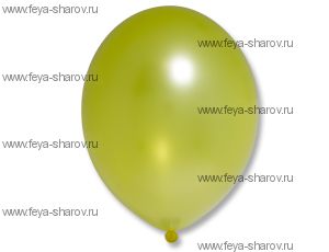 Шар 14"(32см) Belbal Yellow 082 Металлик