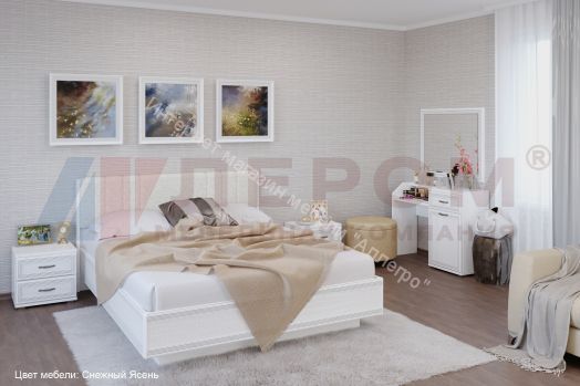 Карина Кровать КР-1014 (1,8х2,0) с П/Мех. и мягким изголовьем