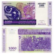 Мадагаскар - 1000 ариари 2004 (2009) UNC ПРЕСС