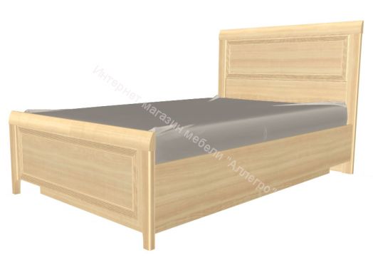 Карина Кровать КР-1022 (1,4х2,0) с П /мех. и жестким высоким изголовьем