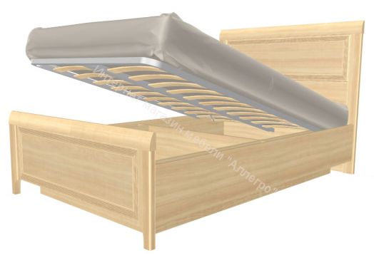 Карина Кровать КР-1022 (1,4х2,0) с П /мех. и жестким высоким изголовьем