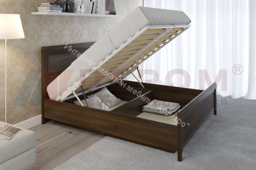 Карина Кровать КР-1024 (1,8х2,0) с П /мех. и жестким высоким изголовьем