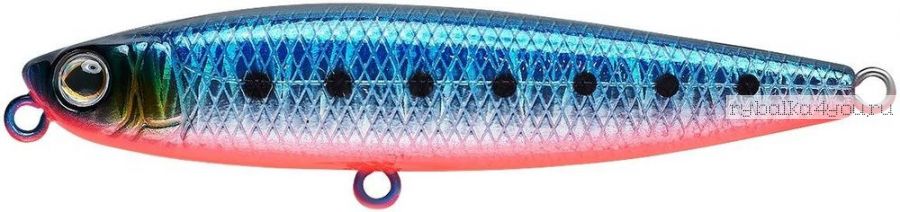 Воблер Strike Pro Slide Bait Heavy One 70 мм / 16,5 гр / Заглубление: 0,5 - 4 м / цвет:  A234-SBO-LU Blue Back Silver OB Fluo, светящийся