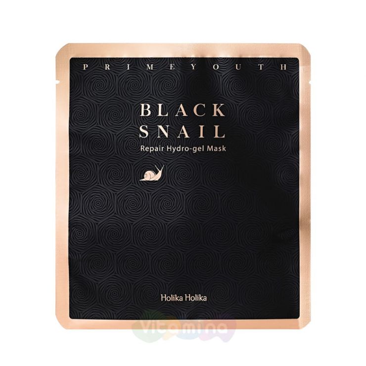 Holika Holika Гидрогелевая маска с экстрактом муцина черной улитки Prime Youth Black Snail Repair Hydrogel Mask
