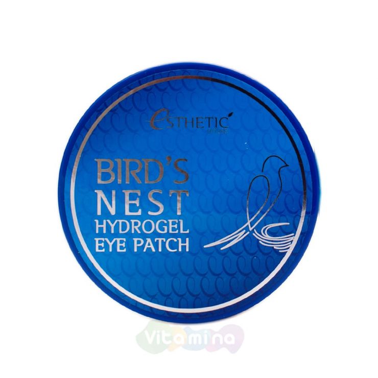 Esthetic House Гидрогелевые патчи для век с экстрактом ласточкиного гнезда Bird's Nest Hydrogel Eye Patch