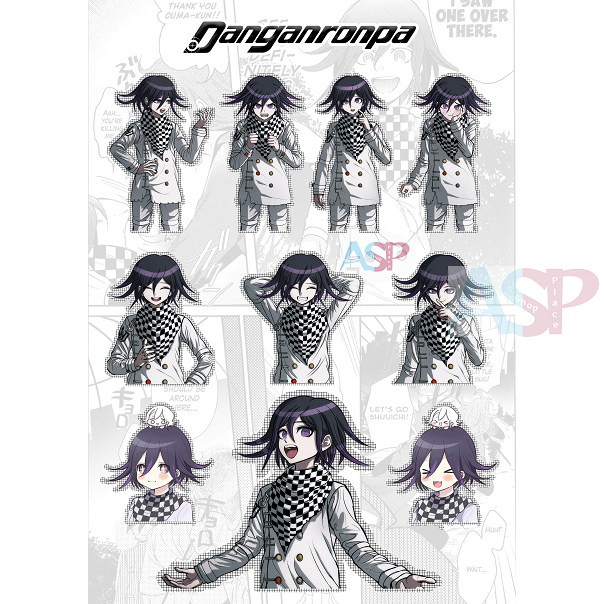 Стикеры Danganronpa